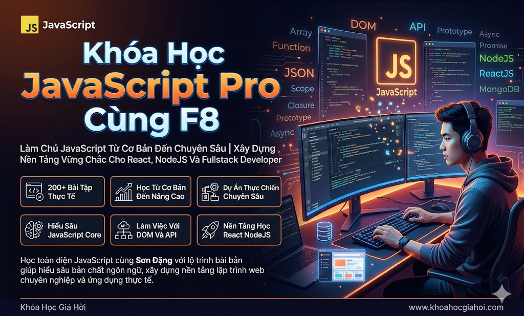 Khóa Học Javascript Pro Cùng F8