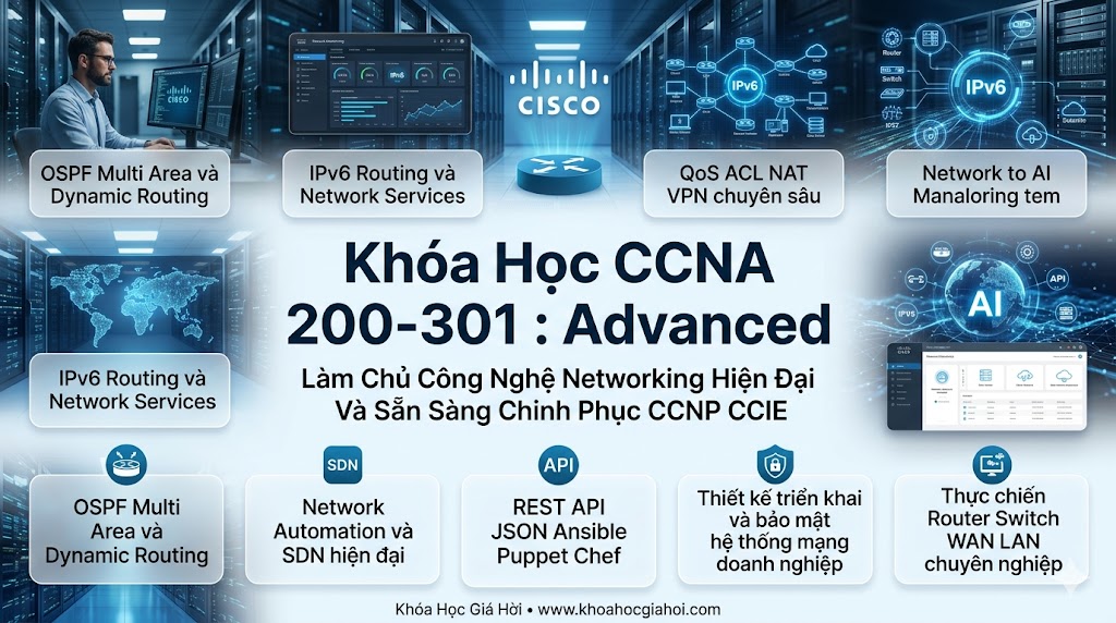 Khóa Học CCNA 200-301 : Advanced