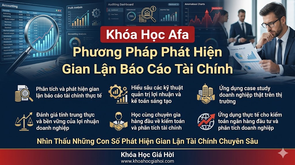 Khóa Học Afa Phương Pháp Phát Hiện Gian Lận Báo Cáo Tài Chính