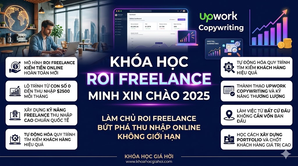 Khóa Học ROI Freelance Minh Xin Chào 2025