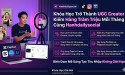 Khóa Học Trở Thành UGC Creator Kiếm Hàng Trăm Triệu Mỗi Tháng Cùng Hanhdailysocial