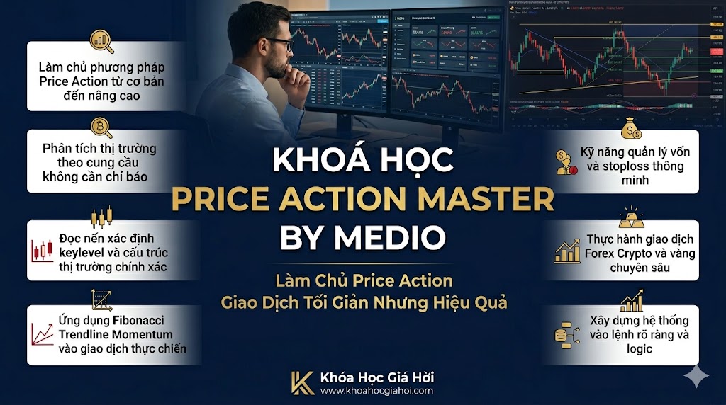 Khoá Học Price Action Master By Medio
