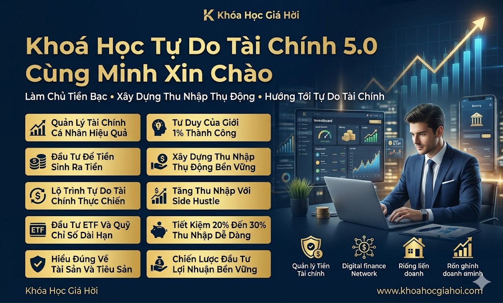 Khoá Học Tự Do Tài Chính 5.0 Cùng Minh Xin Chào