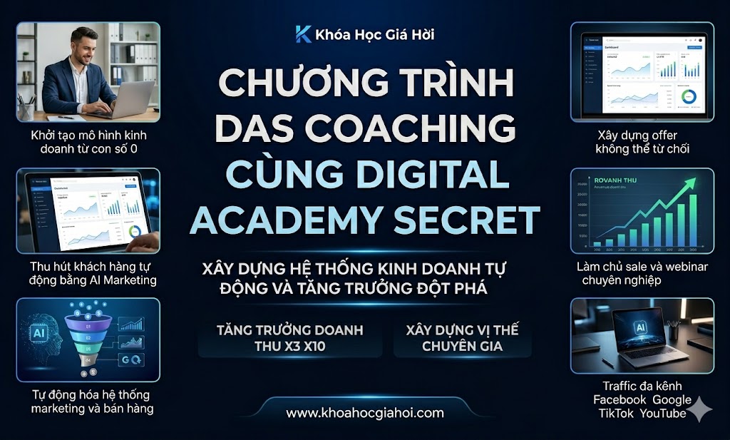 Chương Trình Das Coaching Cùng Digital Academy Secret
