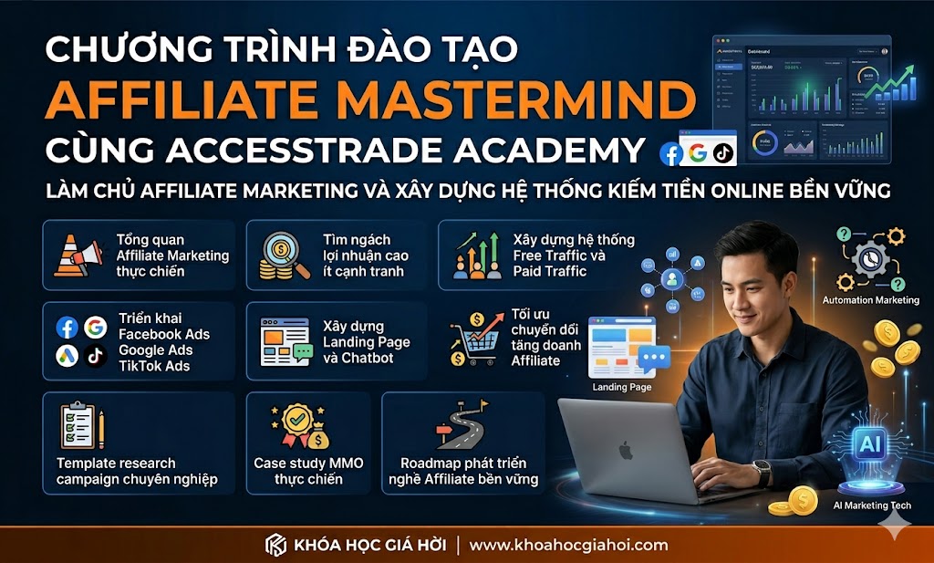 Chương Trình Đào Tạo Affiliate Mastermind Cùng Accesstrade Academy