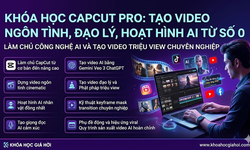 Khóa Học Capcut Pro: Tạo Video Ngôn Tình, Đạo Lý ,hoạt Hình Ai Từ Số 0