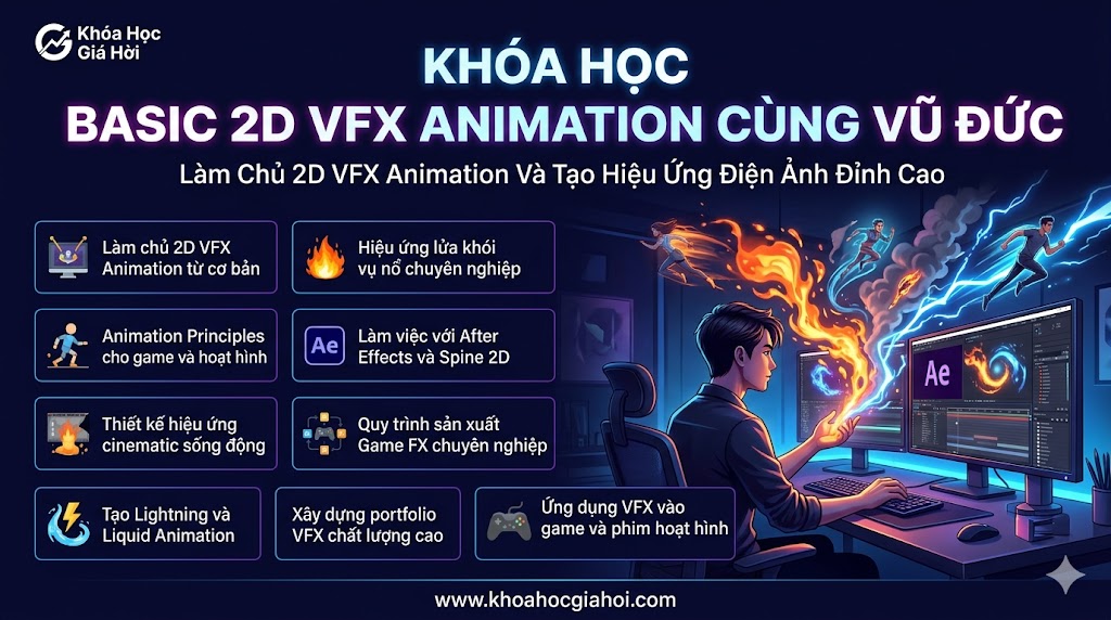 Khóa Học Basic 2D Vfx Animation Cùng Vũ Đức