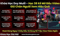 Khóa Học Duy Muối – Học 38 Kế Mở Đầu Video Giữ Chân Người Xem Hiệu Quả