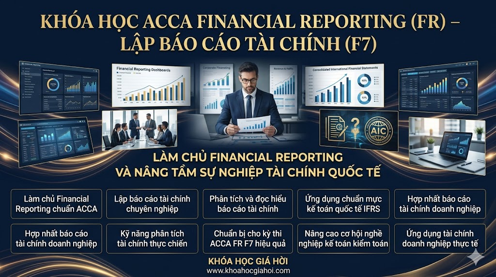 Khóa Học Acca Financial Reporting (FR) – Lập Báo Cáo Tài Chính (f7)