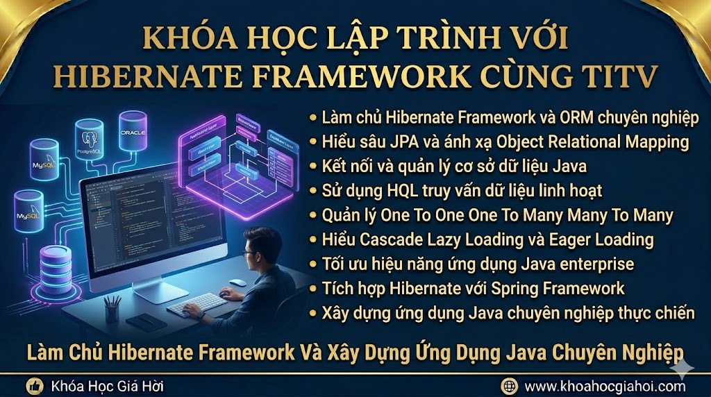 Khóa Học Lập Trình Với Hibernate Framework Cùng TITV