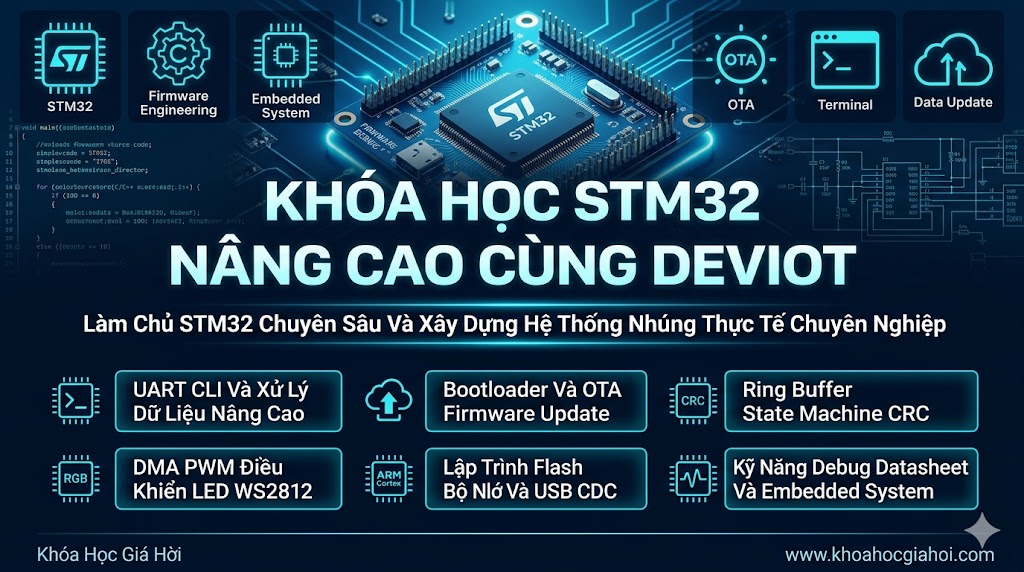 Khóa Học Stm32 Nâng Cao Cùng Deviot
