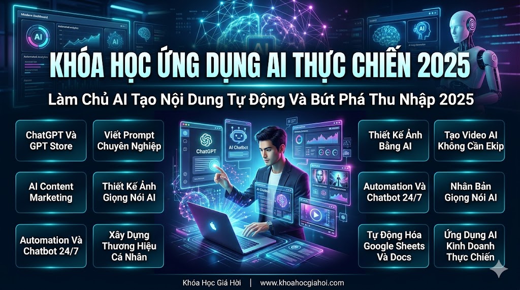 Khóa Học Ứng Dụng AI Thực Chiến 2025
