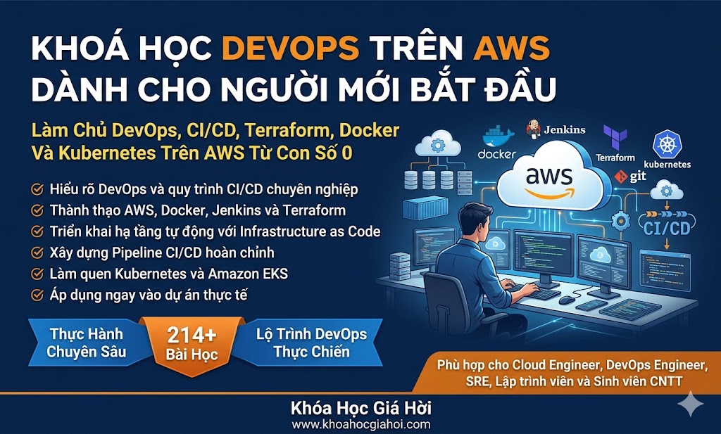 Khoá Học Devops Trên AWS Dành Cho Người Mới Bắt Đầu
