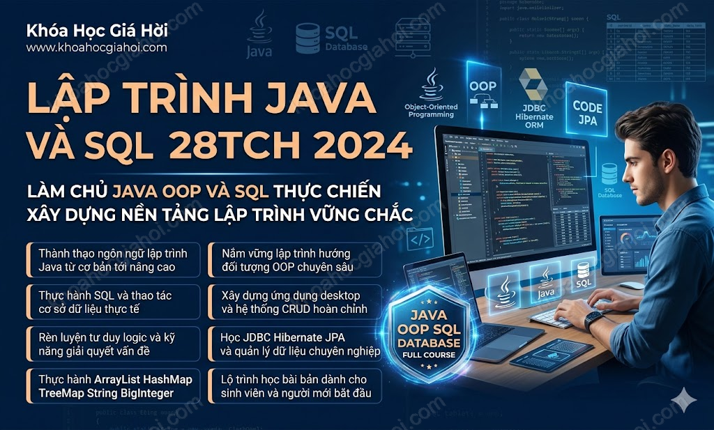 Lập Trình Java Và Sql 28Tech (2024)