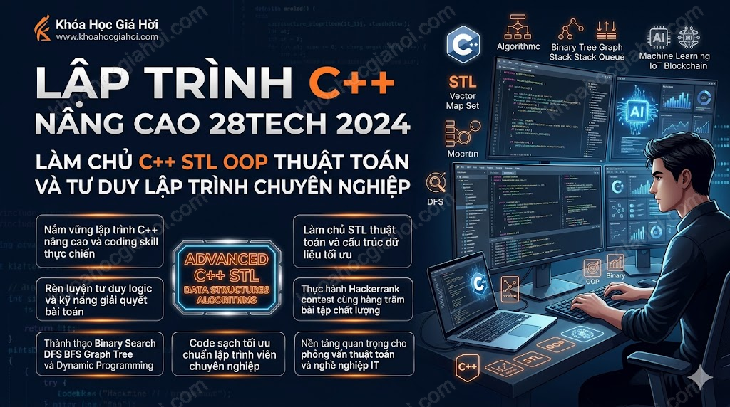 Lập Trình C++ Nâng Cao 28Tech (2024)