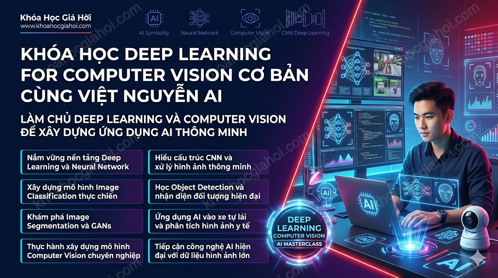 Khóa Học Deep Learning For Computer Vision Cơ Bản Cùng Việt Nguyễn AI