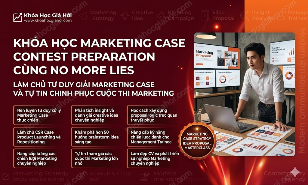 Khóa Học Marketing Case/Contest Preparation Cùng No More Lies