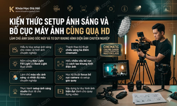 Kiến Thức Setup Ánh Sáng Và Bố Cục Máy Ảnh Cùng Quạ HD