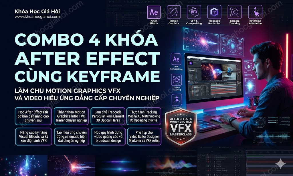 Combo 4 Khóa After Effect Cùng Keyframe