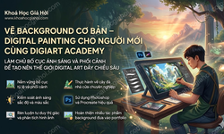 Khoá Học Vẽ Background Cơ Bản – Digital Painting Cho Người Mới Cùng Digiart Academy