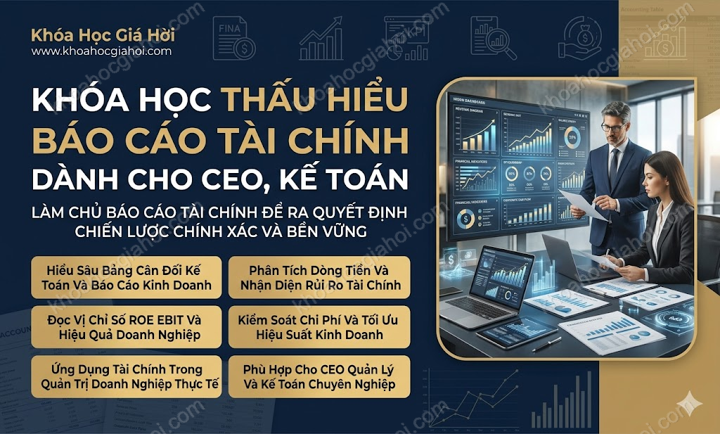 Khóa Học Thấu Hiểu Báo Cáo Tài Chính Dành Cho Ceo, Kế Toán