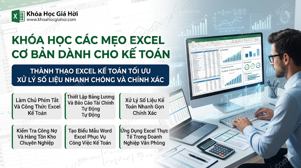 Khóa Học Các Mẹo Excel Cơ Bản Dành Cho Kế Toán