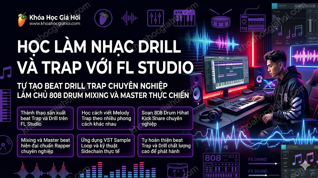 Học Làm Nhạc Drill Và Trap Với Fl Studio