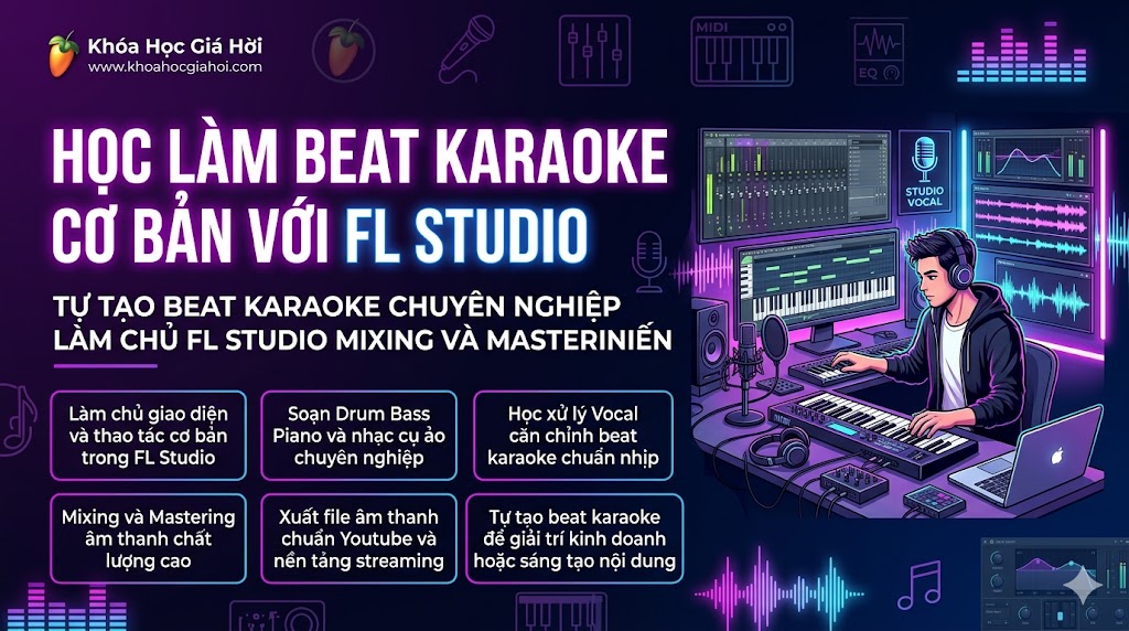 Học Làm Beat Karaoke Cơ Bản Với FL Studio