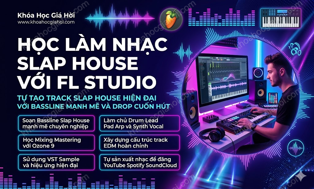 Học Làm Nhạc Slap House Với FL Studio