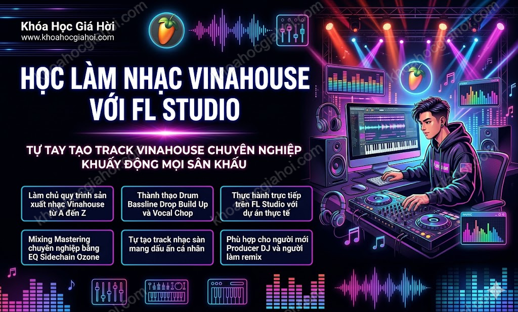 Học Làm Nhạc Vinahouse Với FL Studio