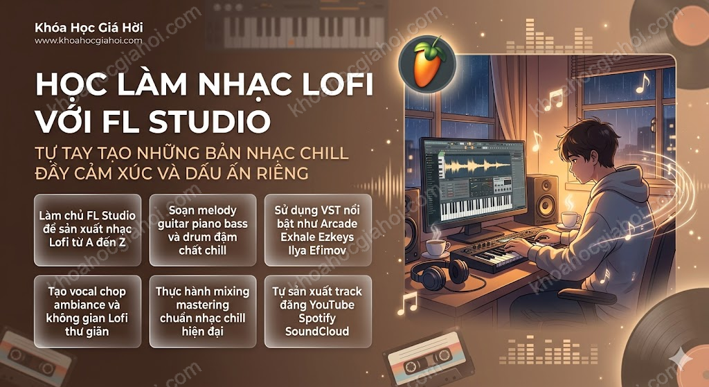 Học Làm Nhạc Lofi Với FL Studio