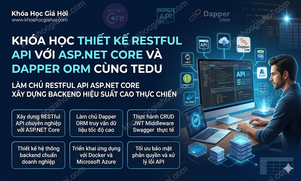 Khóa Học Thiết Kế Restful Api Với Asp.net Core Và Dapper Orm Cùng Tedu