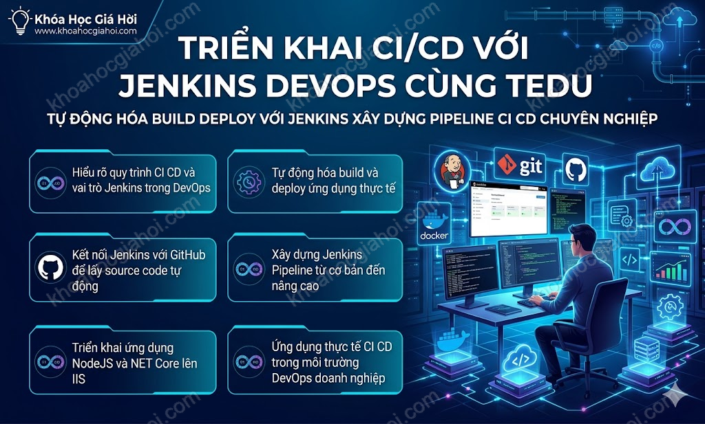 Triển Khai CI/CD Với Jenkins Devops Cùng Tedu