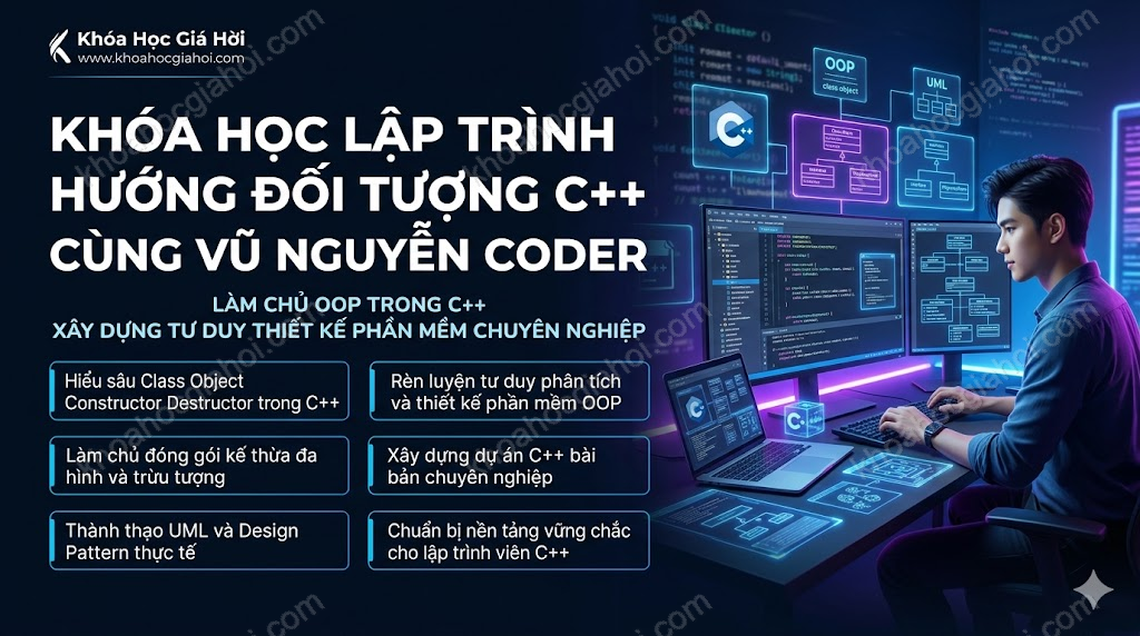 Khóa Học Lập Trình Hướng Đối Tượng (C++) Cùng Vũ Nguyễn Coder