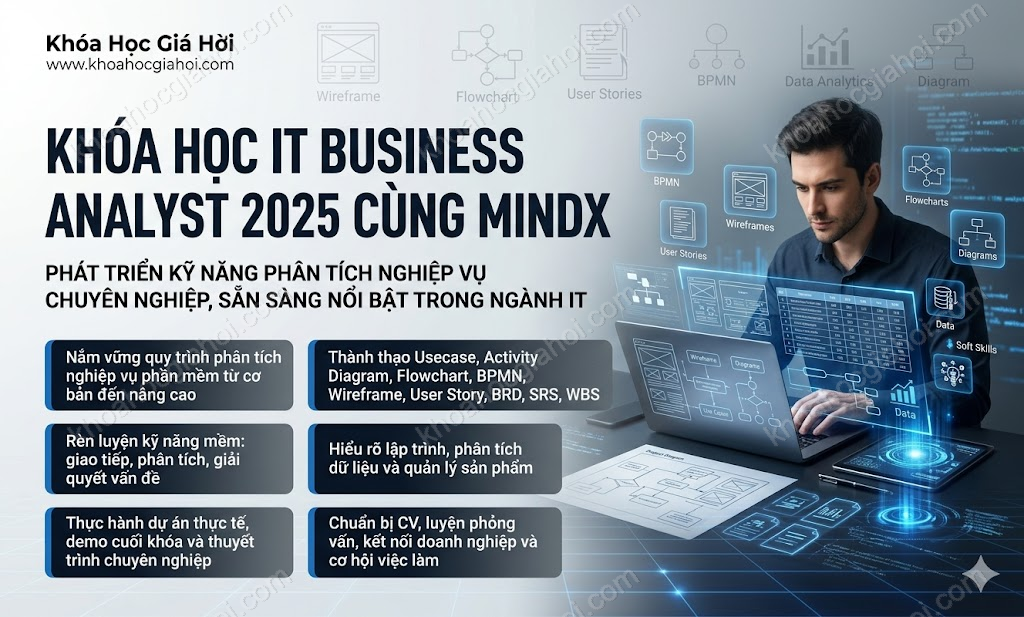 Khóa Học IT Business Analyst 2025 Cùng MindX