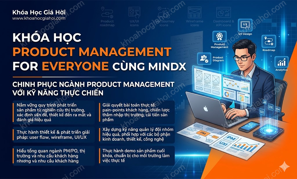 Khóa Học Product Management For Everyone Cùng MindX
