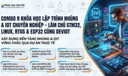 Combo 9 Khóa Học Lập Trình Nhúng & Iot Chuyên Nghiệp – Làm Chủ Stm32, Linux, Rtos & Esp32 Cùng Deviot