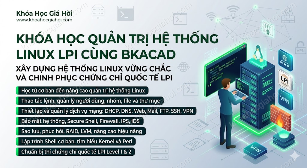 Khóa Học Quản Trị Hệ Thống Linux Lpi Cùng Bkacad