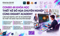 Combo 46 Khóa Học Thiết Kế Đồ Họa Chuyên Nghiệp Cùng Digiart Academy