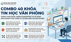 Combo 40 Khoá Tin Học Văn Phòng