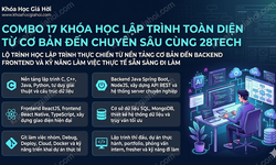 Combo 17 Khóa Học Lập Trình Toàn Diện Từ Cơ Bản Đến Chuyên Sâu Cùng 28tech