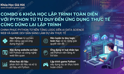 Combo 6 Khóa Học Lập Trình Toàn Diện Với Python - Từ Tư Duy Đến Ứng Dụng Thực Tế Cùng Dũng Lại Lập Trình