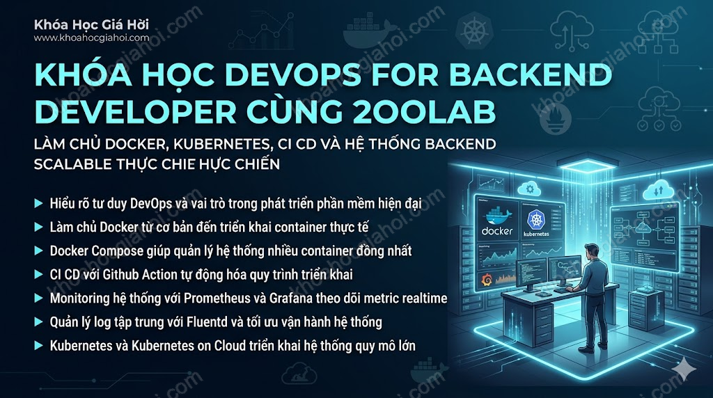 Khóa Học Devops For Backend Developer Cùng 200Lab