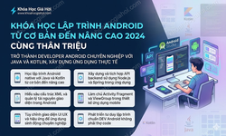 Khóa Học Lập Trình Android Từ Cơ Bản Đến Nâng Cao 2024 Cùng Thân Triệu