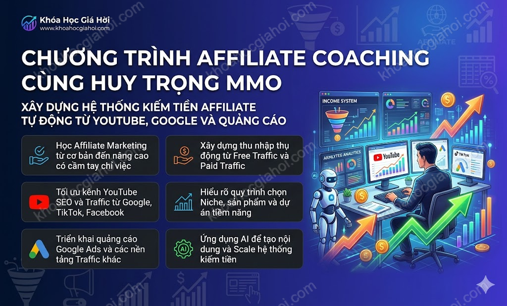 Chương Trình Affiliate Coaching Cùng Huy Trọng MMO