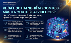Khóa Học Hải Nghiêm Zoom K08 – Master Youtube AI Video 2025