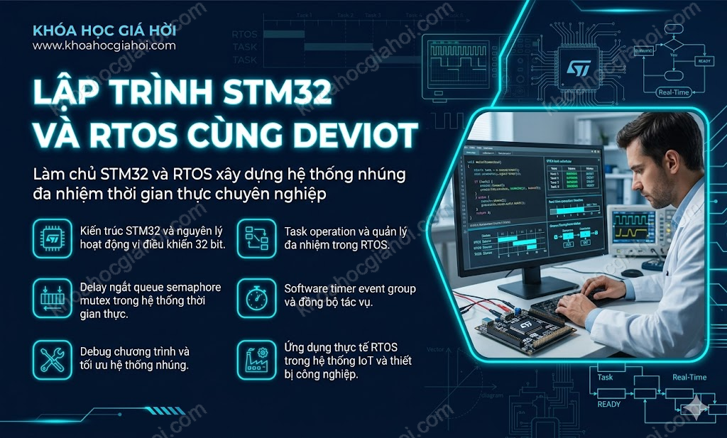 Khóa Học Lập Trình Stm32 Và Rtos Cùng Deviot