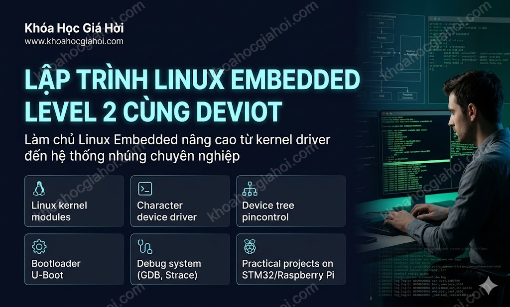 Khóa Học Lập Trình Linux Embedded Level 2 Cùng Deviot