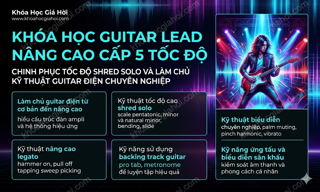 Khóa Học Guitar Lead Nâng Cao [Cấp 5] Tốc Độ