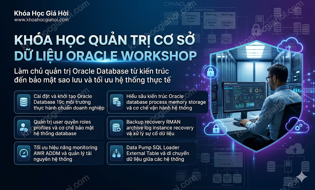 Khóa Học Quản Trị Cơ Sở Dữ Liệu Oracle - Workshop